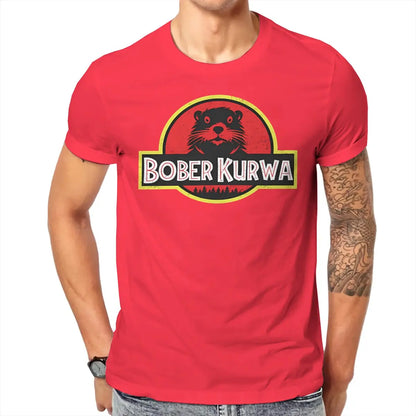 Bober Kurwa Tshirt Graphic Men Tops Vintage Summer Cotton Streetwear T Shirt