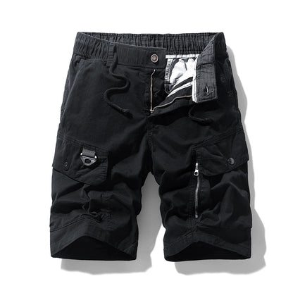 Summer Men Cargo Cotton Shorts Mens Beach Multi Pocket Shorts Pants Man Spring Casual Fashion Joggers Shorts Male Dropshipping