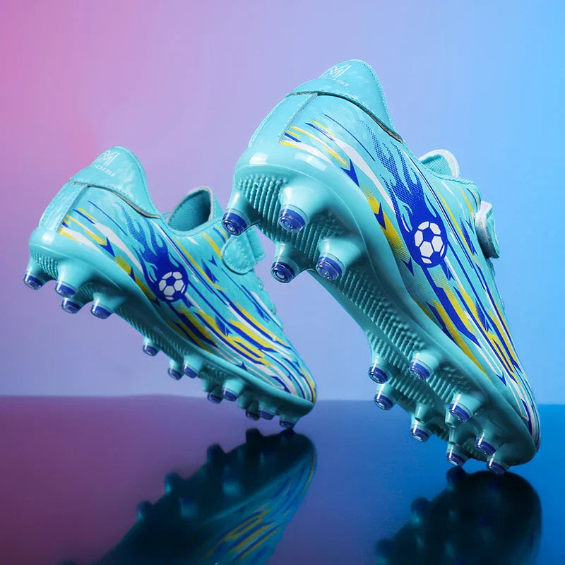 New Kids Professional Soccer Shoes Cleats TF Indoor Men Football Field Boots Original Football Society Shoes Grass Training Fast