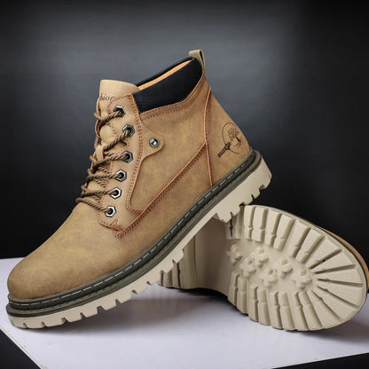 Brand Men Super Warm Snow Boots Winter Men's Ankle Boots Waterproof Short Outdoor Sneakers Autumn Men's Motorcycle