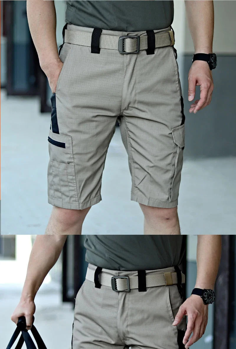 Tactical Camouflage Shorts Outdoor Work Pants Men's Multi-pocket Casual Cargo Short Pants Quick Dry Wear-resisting Shorts Male