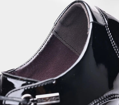 Patent Leather Black Lace Up Pointed Toe Men's Formal Shoes 2025 Style Low Price Office Luxury Designer 39 Suit Social Shoe Male