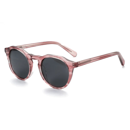 Fashion Acetate Polarized Sunglasses Round Vintage  Shade UV400 New Men/Women Retro Sun Glasses 600001S