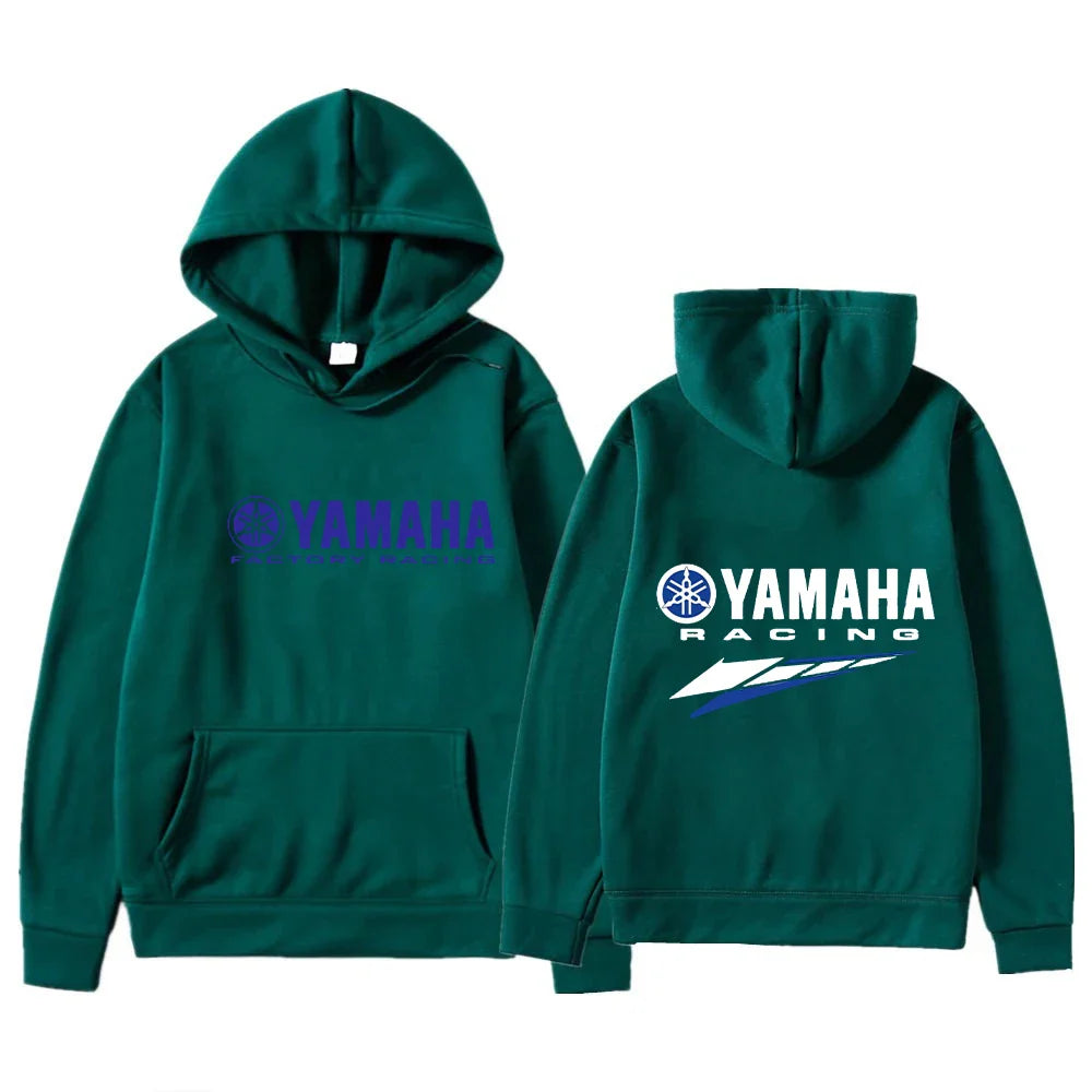 The new 2026 Yamaha autumn and winter hooded sweater, available in both men's and women's sizes, including extra large, is comfo