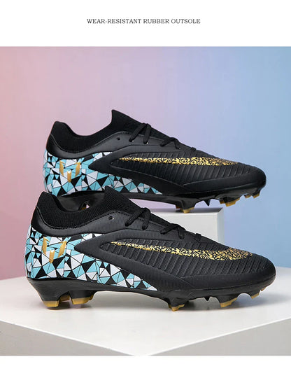 New Kid Match Boys Professional Non-Slip Comfortable Football Boots Sneakers Match Soccer Shoes Outdoor Sports Shoes Unisex