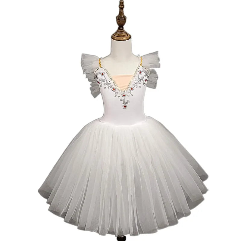 Fashion Children's Day Ballet Dress Kids Tutu Puffy Dance Wear Princess Dresses Girls Summer Performance Clothes Girl Vestidos