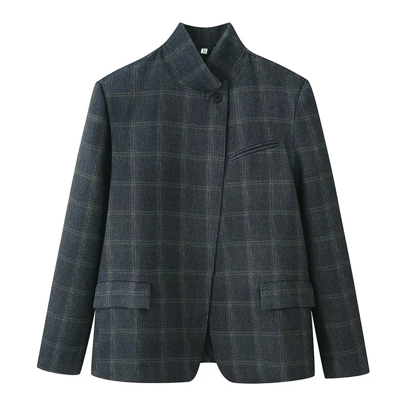 Tidalyf Women's Spring New Blazers & Jackets 2026 Fashion Retro Elegant Office Blazers Unique Youth Comfortable Street Jackets