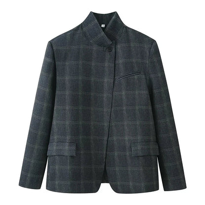 Tidalyf Women's Spring New Blazers & Jackets 2026 Fashion Retro Elegant Office Blazers Unique Youth Comfortable Street Jackets