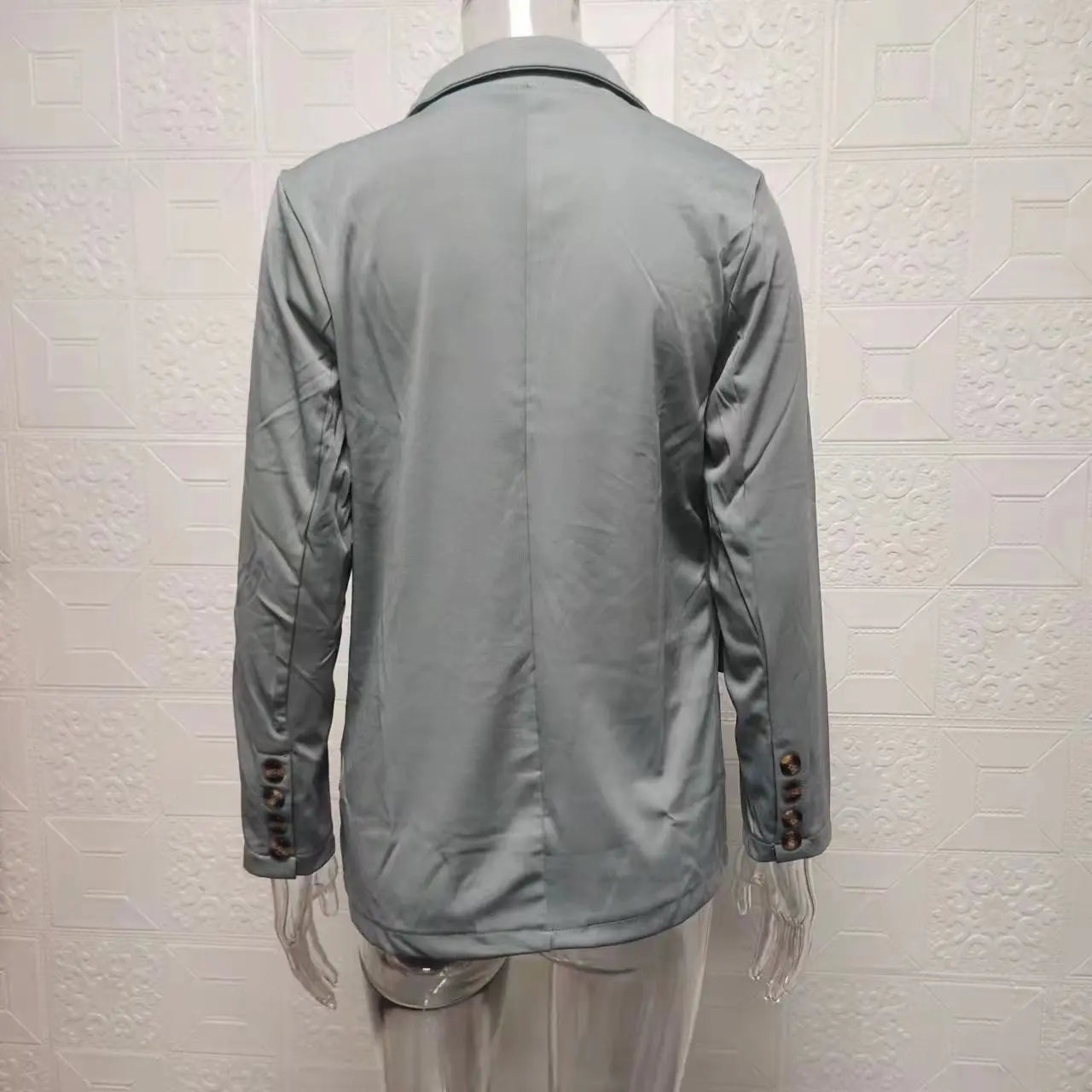 Elegant Slim Fit Suit Jacket And Pants Set for Women 2024 New Fashion Spring Autumn Turn-down Collar High-end Feeling