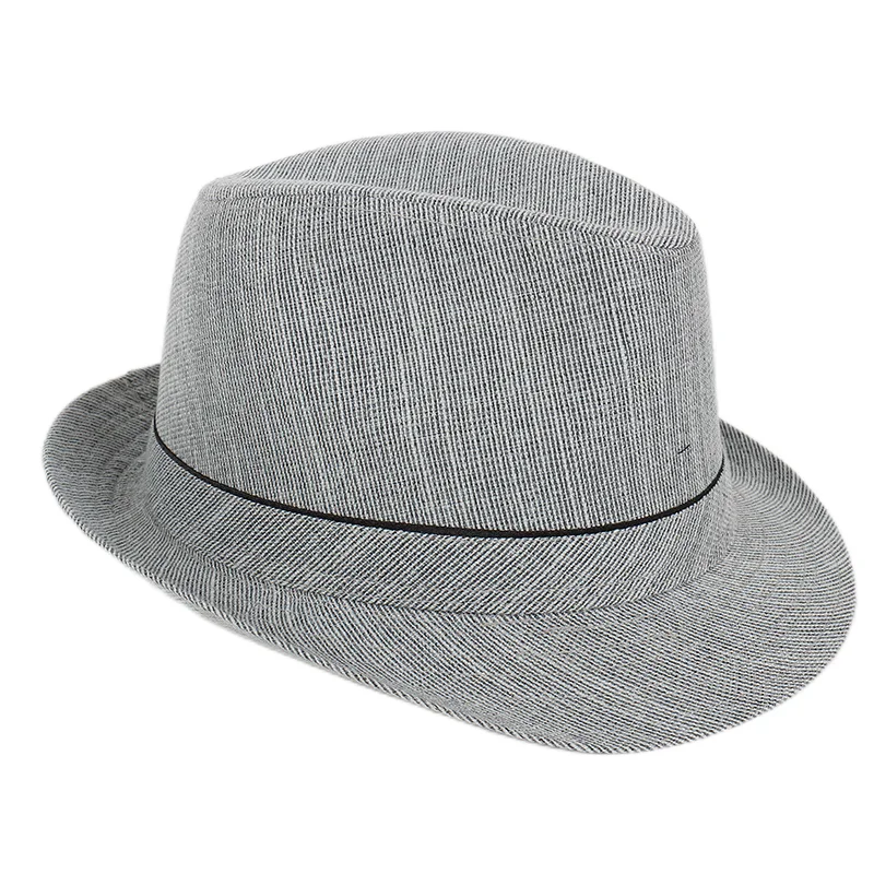 Spring&Autumn Men Fedoras  Top Jazz Plaid Hat Adult Bowler Hats Classic Version Chapeau Hats