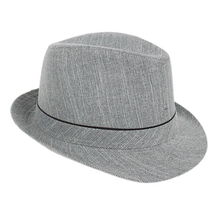 Spring&Autumn Men Fedoras  Top Jazz Plaid Hat Adult Bowler Hats Classic Version Chapeau Hats