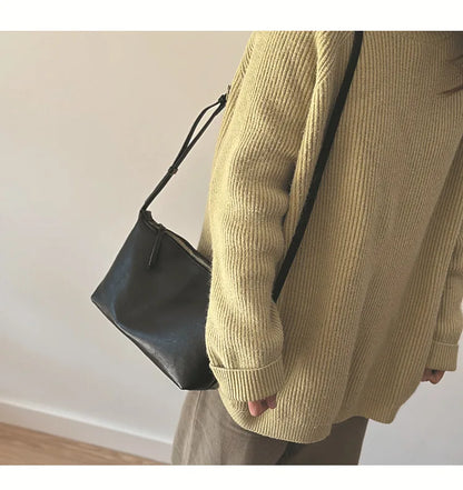 2026 New Genuine Leather Versatile Women's Small Bag Soft Cowhide Lightweight Shoulder Crossbody Bags