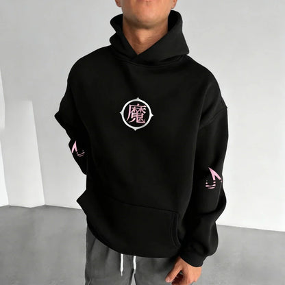 DRAGON BALL Men's Hoodie Sweatshirt Android 21 Anime Spring Autumn and Winter Boys Basic Long-sleeved Parent-child Outfit