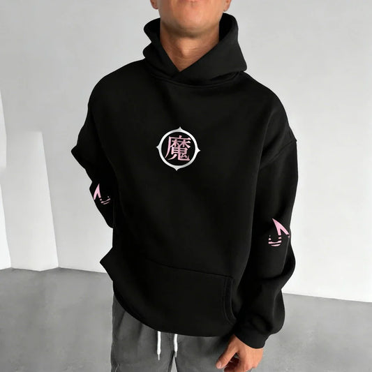 DRAGON BALL Men's Hoodie Sweatshirt Android 21 Anime Spring Autumn and Winter Boys Basic Long-sleeved Parent-child Outfit