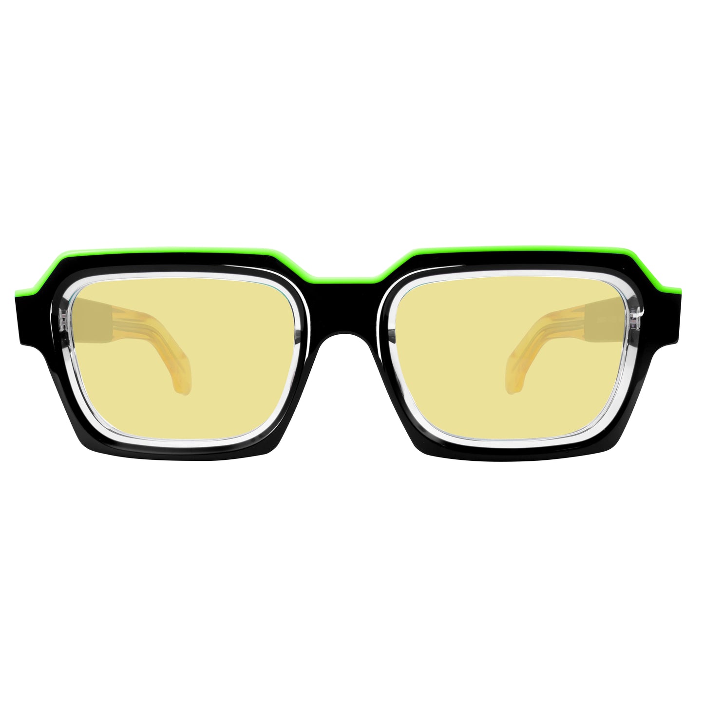 Luxury Design Look Oversized Sunglasses Women Polarized Glasses Trendy Thick Acetate Wide Double Bridge UV400 Retro