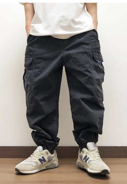 High Quality Japanese Streetwear Baggy Cargo Pants Hip Hop Men'S Clothing Plus Size Casual Jogging Pants Harajuku Trousers Male