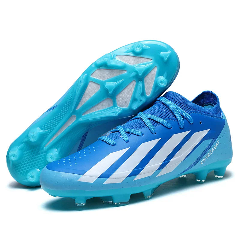 New Men Original Soccer Shoes Society Sneaker Quality Indoor Long Spikes Resistant Sports Match Unisex Training Football Boots