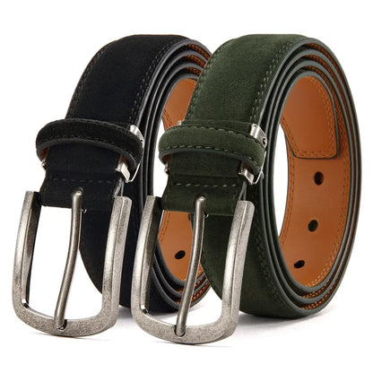 Men Belts High Quality PU Leather LONG Large Pin Buckle Metal Automatic Buckle Male Multi style Belts Strap Male