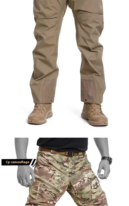 Outdoor Hard Shell Gen2 Camping Hiking Mountaineering Pants Fully zippered Leg Waterproof Windproof Camouflage Tactical Pants