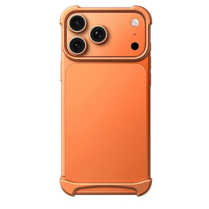 Luxury Aviation Aluminum Metal Case for iPhone 17 pro & pro Max Frameless Minimalist Borderless Bumper Cover