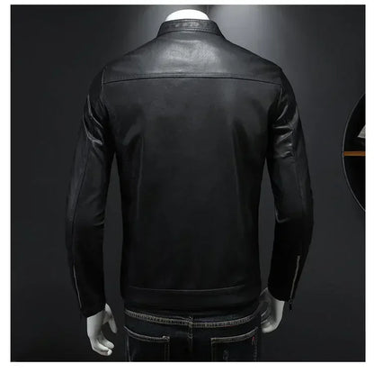 Men PU Leather Jacket Motorcycle Streetwear Baseball Outdoor Bomber Casual coat Men Autumn Motorcycle Windbreaker Male Outwear