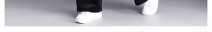 Women's pants with many reviews flared pants ice silk pants wide leg pants, high waisted blue loose straight leg pants 6XL