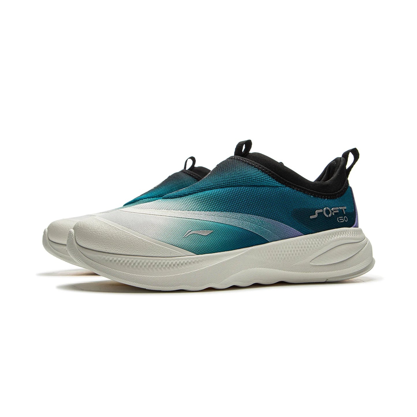 Men's SOFT GO 2 Walking Shoes COMFOAM Slip-on Soft Thick Heel LiNing Comfortable Wearable Sports Casual Shoes AGLV005