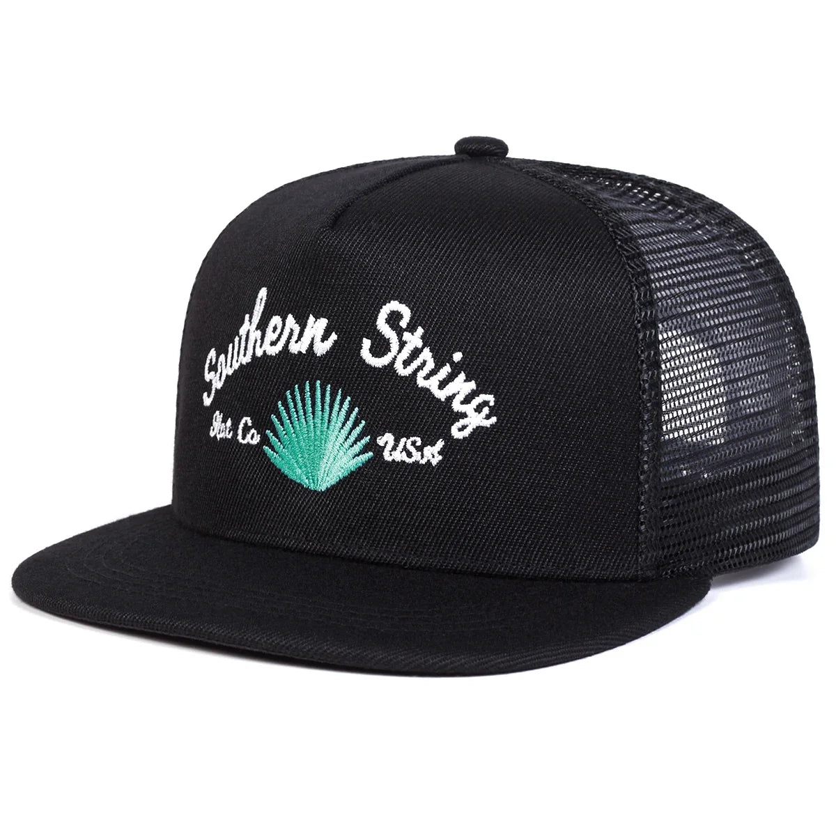 Unisex SOUTHERN STRING Embroidery Hip-hop Net Hats Spring Summer Outdoor Adjustable Casual Baseball Caps Sunscreen Hat Cap