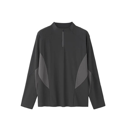Unisex Cycling Jersey Long Sleeve - High Elastic Lightweight Front Zipper Bike Shirt  Men Women |Windproof Outdoor Sports Tights