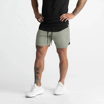 Mens Workout Fitness Shorts Camo Thin Style Breathable Jogger Gym Bodybuilding Quick Dry Running Shorts Zipper Phone Pockets