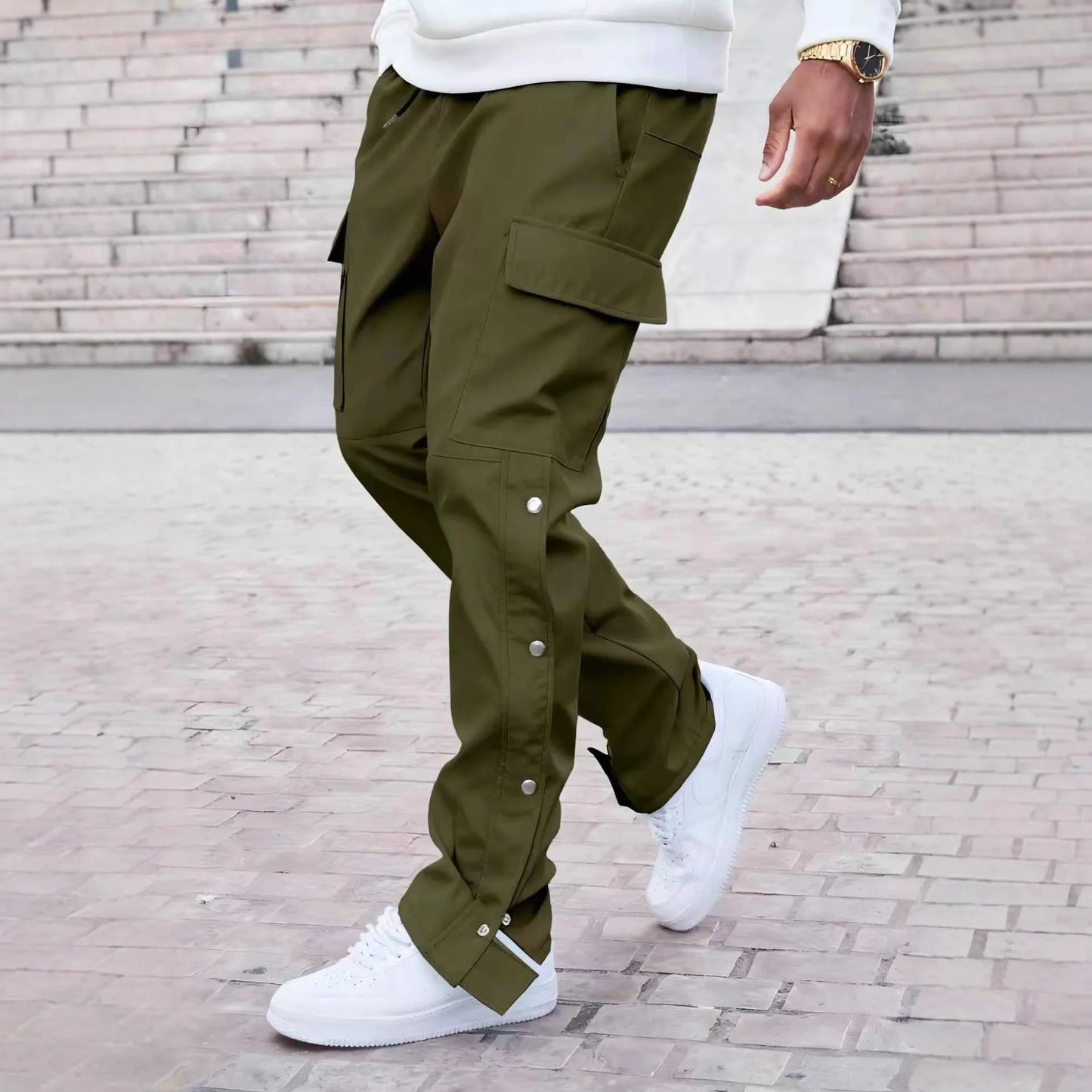 Men's Summer Tactical Cargo Pants Lightweight Casual Waterproof Trousers Casual Pants Wear-resisting Multi-pocket Outdoor Hiking