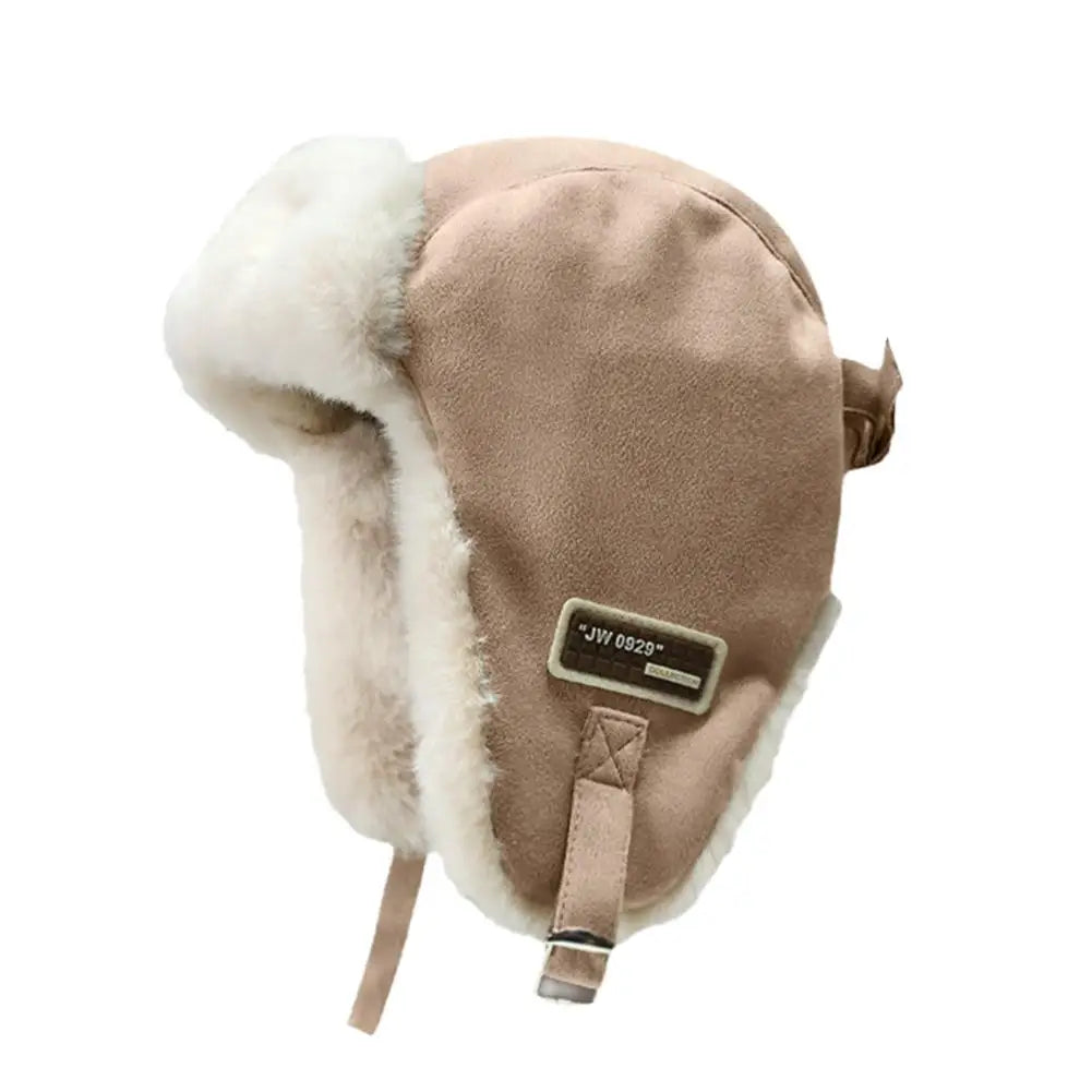 Thick Warm Russian Ushanka Fur Hat Fashion Male Female Winter Hat Black Grey Earflap Ski Russian Cap Bomber Hat Gifts