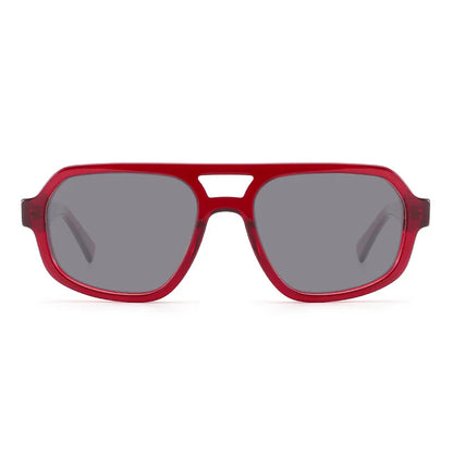 Fashion Double Beam Acetate Polarized Women Sunglasses Man High Quality UV400 Sun Glasses Outdoor Driving Fishing Pilot Eyewear