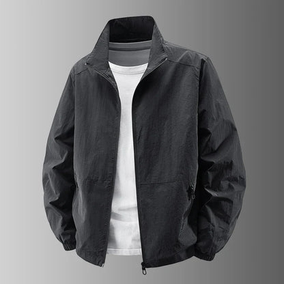 Men Outdoor Cycling High Quality UV Resistant Jacket Fashionable Versatile Windproof Breathable Jacket Spring Autumn Comfortable