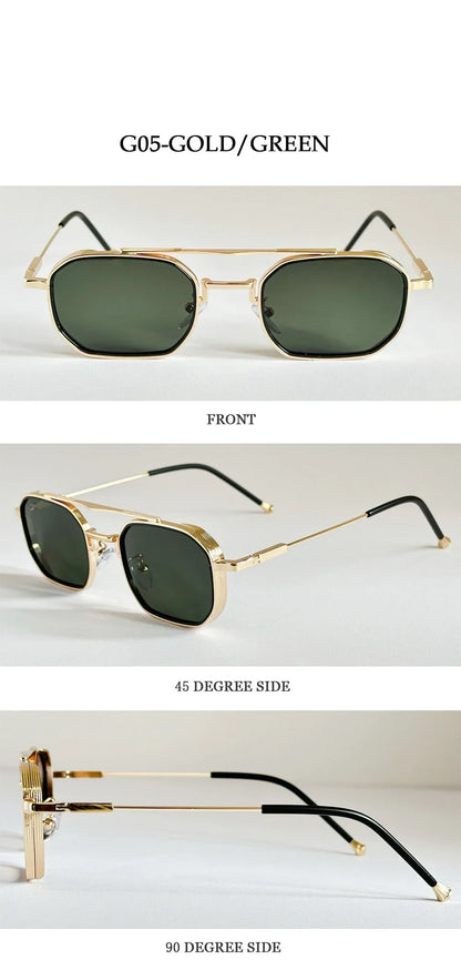 2025 Square Sunglasses Women Trendy Vintage Steampunk Sunglass Men Luxe Fashion Glasses Gafas De Sol Hombre Lunette Soleil Femme