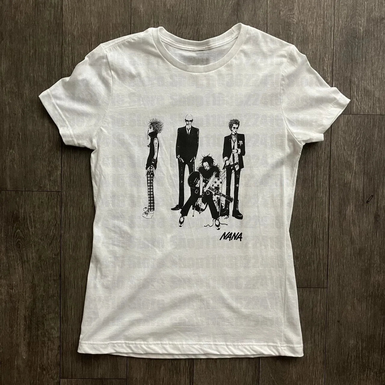 Harajuku Aesthetic Top Summer Nana Anime Kawaii Cartoon Graphic T Shirts Casual T-shirt Fashion Y2k T-shirt Female Clothes