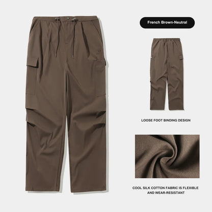 Outdoor Hiking Pants for Women Men's Casual  Trousers 2024 Autumn Sports Pants Loose Functional Overalls  Windproof