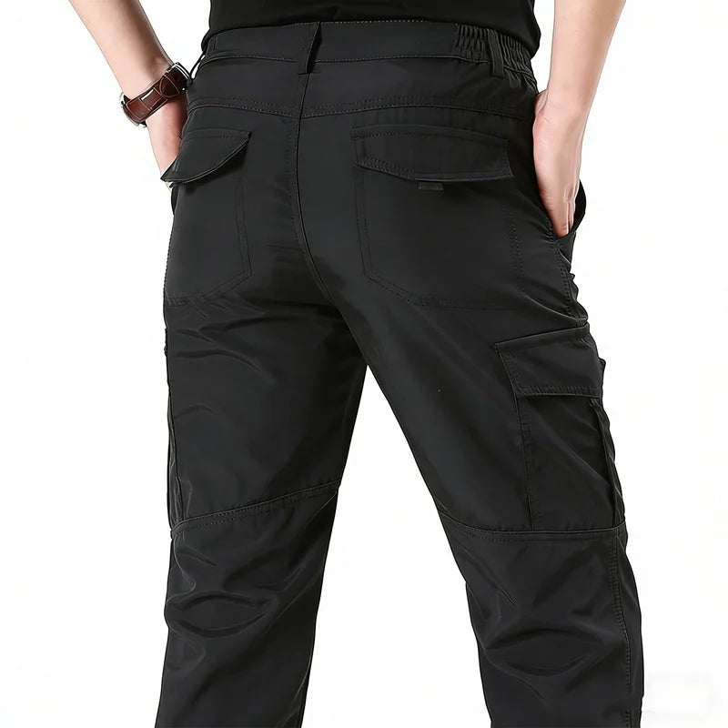 2026 Outdoor Work Tactical Pants Men Spring Autumn Casual Cargo Trousers Waterproof Hiking Pant Elastic Traveling Workwear Pants