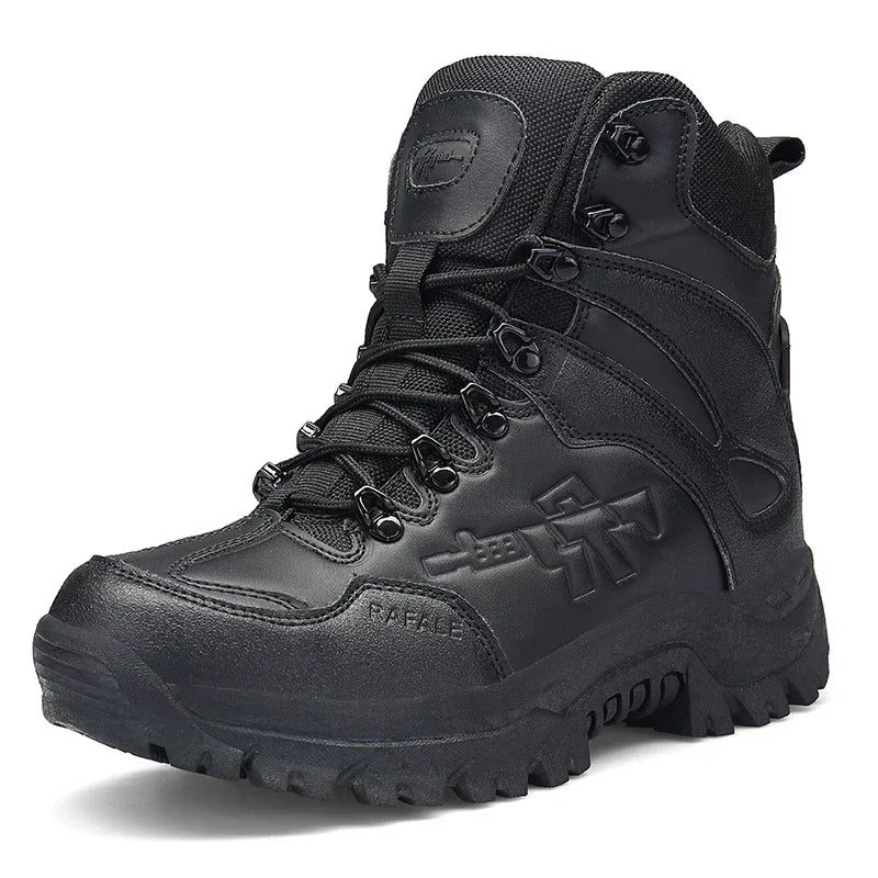 New Men Tactical Boots Army Breathable Desert High Quality Unisex Waterproof Male Hunting Boots Ankle Work Climbing Hiking Shoes