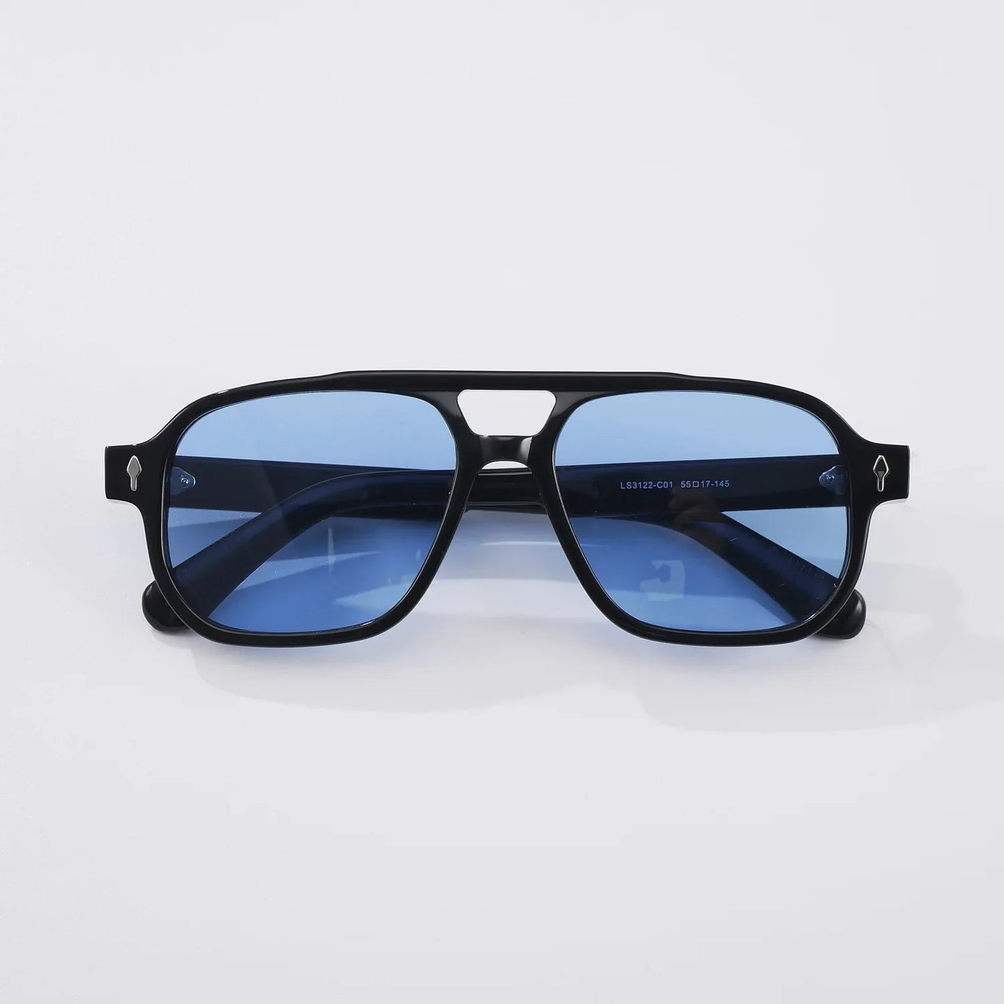 High Quality Double Beam Large Frames Sunglasses Man Sports Travel Driving UV Protection SUN GLASSES Support Prescription Lenses