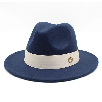New Fedora Hat for Women Winter Elegant Fashion Formal Wedding Decorate Church Cap Panama Party Jazz Hat Chapeau Femme