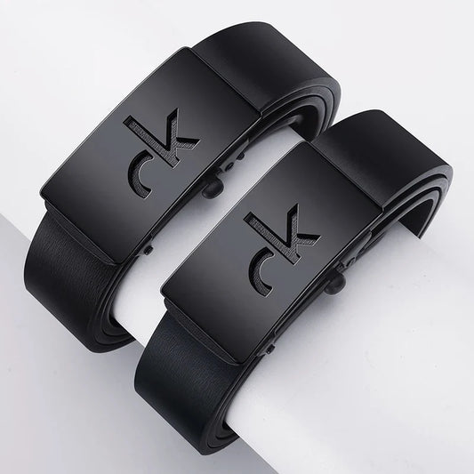 Men's Automatic Buckle Belt Fashion Men's Business Casual Belt Trend Simple Gift For Boyfriend Father's Birthday