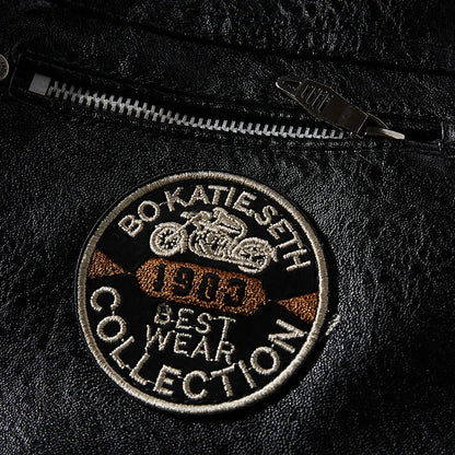 New Men's Winter Men High Quality Fashion Fleece Lining Coat Leather Jacket Motorcycle Style Casual Jackets Black Warm Overcoat