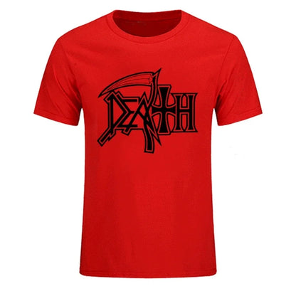 New DEATH ROCK BAND HEAVY METAL Men T-shirt Casual Round Neck Oversized Cotton T Shirt Birthday Gift Tshirt Fashion Streetwear