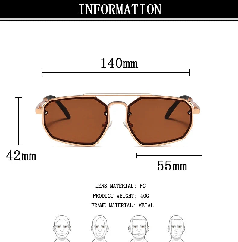 Vintage Steampunk Sunglasses For Men Fashion Sunglasses Women Trendy Retro Punk Sun Glasses Gafas De Sol Hombre Zonnebril Heren