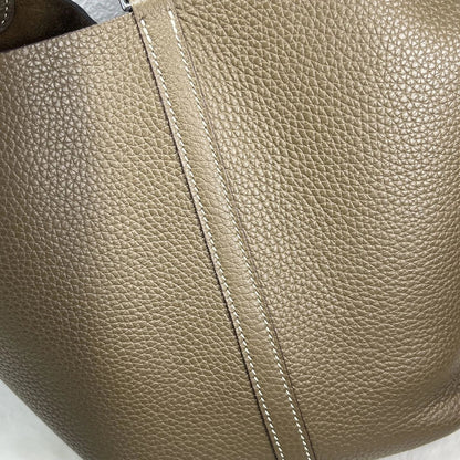 22 CM Large size Top Quality Bucket Bags Women's Bag Lady Luxury Designer High End Bag TC Cowhide Golden Sliver