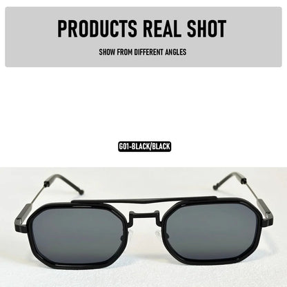 UV400 Protection Square Sunglass Men Vintage Steampunk Sunglasses Women Woman Luxury Fashion Glasses Gafas De Sol Hombre Okulary