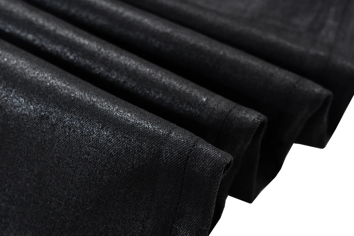 Streetwear Black Wax Leather Strecth Jeans for Men Ropa Hombre Baggy Y2k Flare Pants Oversized Straight Denim Trousers