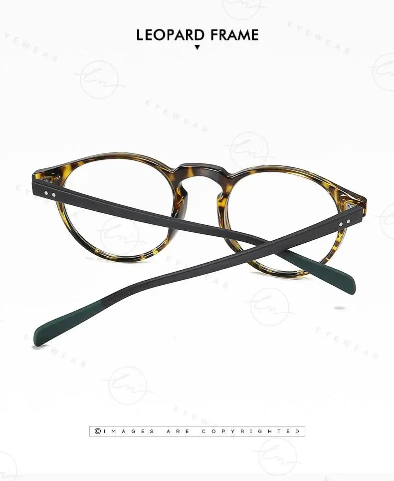 Anti Blue Light Glasses Photochromic Men Gaming Round Blocking Blue Ray Classic TR90 Women Protection Eyeglasses Computer