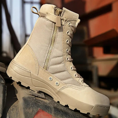 Boots Men Boots Special Force Desert Combat Boots Outdoor Hiking Boots Ankle Shoes Men Work Safty Shoes